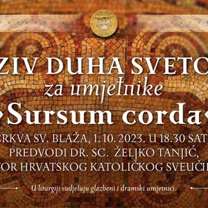 Zaziv Duha Svetoga za umjetnike „Sursum corda“